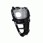GRILL FRONT RIGHT WITH HOLE FOR FOG LAMP AND CHROME MOULDING KIA PICANTO 17-