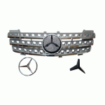 РЕШЕТКА ПЛАСТИЧНА СИВА ХРОМ MERCEDES ML W164 05-08