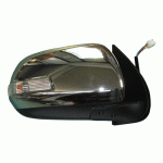 DOOR MIRROR RIGHT ELECTRICAL CHROME WITH INDICATOR LIGHT TOYOTA HILUX 2WD-4WD 12-15