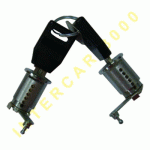 CARTRIDGE (SET) WITH KEY FOR DOOR (ORIGINAL) SKODA FAVORIT 