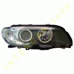 HEAD LAMP RIGHT SMOKED WITH WHITE INDICATOR 03- BMW 3 series E46 COUPE/CABRIOLET 98-06