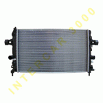 COOLING RADIATOR 600x370 1.6i 16V(Z16XEP)1.8i 16V(Z18XER) +/- A/C (NISS.63028A) OPEL ASTRA H 04-07 
