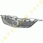 РЕШЕТКА ПЛАСТИЧНА 01-03* MAZDA 323 SED 98-03