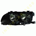 HEAD LAMP LEFT SMOKED ELECTRICAL WITH MOTOR 01-03 BMW 3 series E46 COUPE/CABRIOLET 98-06