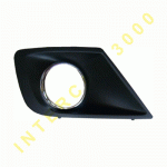 GRILL IN FRONT BUMPER RIGHT WITH STRIP CHROME AND WITH HOLES FOR FOG LAMPS 10- PEUGEOT 207 06-12