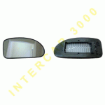 GLASS FOR DOOR MIRROR RIGHT WITH HEATER(SQUARE BASE) FORD FOCUS 98-04 