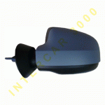 DOOR MIRROR LEFT PRIMED WITH HANDLE DACIA SANDERO 07-13