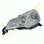 HEAD LAMP LEFT CHROME WITH MOTOR H1/H7 CITROEN C3 10-13