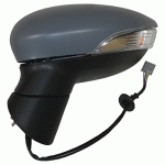 DOOR MIRROR LEFT ELECTRICAL WITH HEATER WITH INDICATOR PRIMED FORD FIESTA 13-17