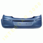 REAR BUMPER PRIMED 5 DOORS (HOLE FOR TAILPIPE 5 cm) OPEL CORSA D 11-14