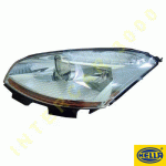 HEAD LAMP LEFT ELECTRICAL WITH YELLOW INDICATOR HELLA CITROEN C4 PICASSO 07-13 