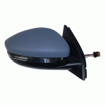 DOOR MIRROR RIGHT ELECTRICAL WITH HEATER INDICATOR AND SENSOR AND FOOT LAMP FOLDABLE PEUGEOT 308 13-