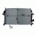 РАДИАТОР ВОДЕН (NISSENS 63115A) OPEL ZAFIRA 08-12 