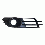 GRILL IN FRONT BUMPER LEFT WITH HOLES FOR FOG LAMPS (WITH STRIP CHROME) AUDI A6 11-15