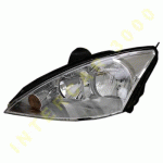 HEAD LAMP LEFT BLACK ELECTRICAL/MANUAL H7/H1 02- FORD FOCUS 98-04 