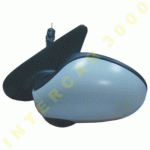 DOOR MIRROR LEFT PRIMED WITH CABLE 02- SEAT TOLEDO/LEON 99-05 