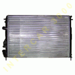 РАДИАТОР ВОДЕН 585x415x23 1.4i(E7J) 1.6i(K7M) 1.6 16V(K4M) 1.8 16V(F4P) 1.9TDi(F9Q) С A/C (NISS.63896) RENAULT MEGANE 95-99 