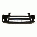 FRONT BUMPER PRIMED WITHOUT HOLES FOR FOG LAMPS AND PLASTIC WHEEL ARCHES TOYOTA RAV 4 06-09