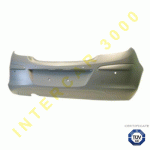 REAR BUMPER PRIMED WITH HOLES FOR PARK DISTANCE CONTROL 3 DOORS (HOLE FOR TAILPIPE 5 cm) WITH TUV OPEL CORSA D 11-14