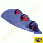 TAIL LAMPS ROUND HELLA RS 3/5 DOORS (2 PCS IN SET) FORD FOCUS 98-04 