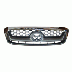 GRILL PLASTIC WITH UPPER NICKELSTRIP 4x4 TOYOTA HILUX 2WD-4WD 09-12 