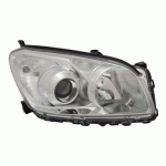 HEAD LAMP RIGHT ELECTRICAL WITH MOTOR (WITH CHROME HOUSING) H11/HB3 TOYOTA RAV 4 09-11