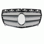 РЕШЕТКА ПЛАСТИЧНА ЧЕРНА С SILVER СИВИ ЛАЙСНИ MERCEDES A CLASS W176 12-18