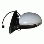 ОГЛЕДАЛО ЛЯВО ГРУНДИРАНО ЕЛЕКТРИЧЕСКО С НАГРЕВАТЕЛ И МИГАЧ VW TIGUAN 08-11