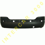 REAR BUMPER PRIMED 4 DOORS SEDAN WITH HOLES FOR SPOILER FORD FOCUS 04-08