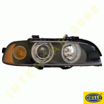 HEAD LAMP RIGHT XENON WITH YELLOW INDICATOR HELLA 00- BMW 5 series E39 96-03 
