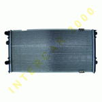 РАДИАТОР ВОДЕН 722x378x34 1.6TD(SB)1.9TD(AAZ)1.8i(AAM)2.0i(2E/9A)МЕХАНИЧНА/АВТОМАТИЧНА СКОРОСТНА КУТИЯ С A/C 90-93 (NISS.65249) VW PASSAT 88-93 