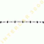 РЕШЕТКА В ПРЕДНА БРОНЯ ГОРНА OPEL ASTRA G 98-04 