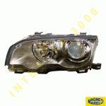 HEAD LAMP LEFT ALUMINIUM XENON WITH BALASTER MAGNETI MARELLI 07/01-3 BMW 3 series E46 COUPE/CABRIOLET 98-06