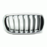 GRILL RIGHT PLASTIC CHROME/TITANIUM BMW X6 14-