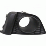 GRILL IN FRONT BUMPER LEFT WITH HOLE FOR FOG LAMP HONDA JAZZ 14-18