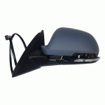 DOOR MIRROR LEFT ELECTRICAL PRIMED WITH HEATER AND INDICATOR AND FOOT LAMP MEMORY AND FOLDABLE 13 PIN SKODA SUPERB 13-15