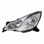 HEAD LAMP LEFT ELECTRICAL WITH MOTOR BLACK (SILVER) H1/H7 (TYC) CITROEN DS3 13-16