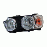 HEAD LAMP LEFT ELECTRICAL WITH MOTOR (WITH CHROME FRAME) H1/H7 CHEVROLET AVEO SEDAN H/B 12-
