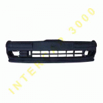 FRONT BUMPER BLACK WITH HOLES FOR FOG LAMPS RENAULT MEGANE 95-99 