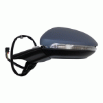 DOOR MIRROR LEFT ELECTRICAL PRIMED WITH HEATER AND INDICATOR VW GOLF VII 13-