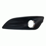 GRILL IN FRONT BUMPER LEFT WITH HOLES FOR FOG LAMP CHROME FORD FIESTA 13-17