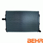 COOLING RADIATOR 650x445 1.6 TDI/2.0TFSI MANUAL GEAR BOX BEHR +/-A/C SEAT LEON 05- 09