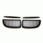 GRILLS (SET LEFT AND RIGHT ) + BLACK MOULDINS BMW 3 series E90 SEDAN/E91 WAGON 05-08