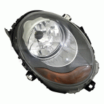 HEAD LAMP RIGHT ELECTRICAL WITH MOTOR WITH YELLOW INDICATOR H4 MINI COOPER 14-