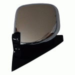 DOOR MIRROR LEFT CHROME MITSUBISHI PAJERO 00-07 