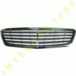 РЕШЕТКА ПЛАСТИЧНА СЪС СИВИ РЕБРА ELEGANCE/AVANTGARDE -04* MERCEDES C-CLASS W203 00-07 