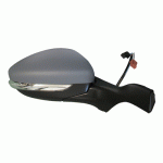 DOOR MIRROR RIGHT ELECTRICAL WITH HEATER AND INDICATOR PRIMED WITH SENSOR 9 PIN PEUGEOT 208 12-16