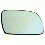 GLASS FOR DOOR MIRROR RIGHT ELECTRICAL WITH HEATER BLUE PEUGEOT 407 04- 