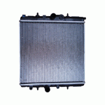 COOLING RADIATOR 380x400x16 1.1/1.2/1.4/1.6 8V WITHOUT A/C (NISS.63708A) PEUGEOT 206 98- 