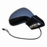 DOOR MIRROR RIGHT ELECTRICAL PRIMED FOLDABLE WITH HEATER SENSOR AND INDICATOR PEUGEOT 207 06-12